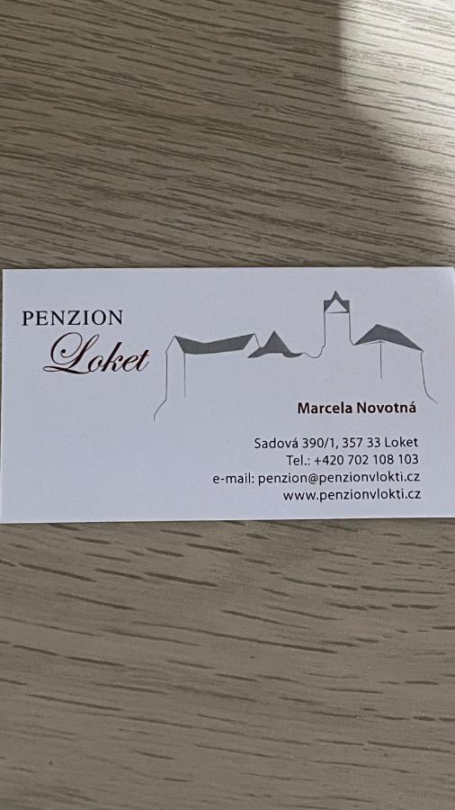 Penzion Loket Exterior foto